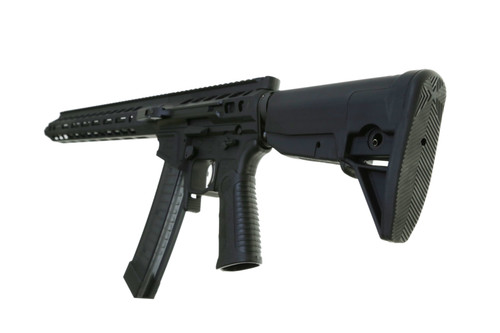 Wraithworks WARSCORP9 Side-charging AR Rifle - Black | 9mm | 16" Barrel | 13" M-LOK Rail | Accepts Scorpion Mags