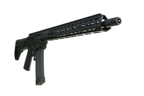 Wraithworks WARSCORP9 Side-charging AR Rifle - Black | 9mm | 16" Barrel | 13" M-LOK Rail | Accepts Scorpion Mags