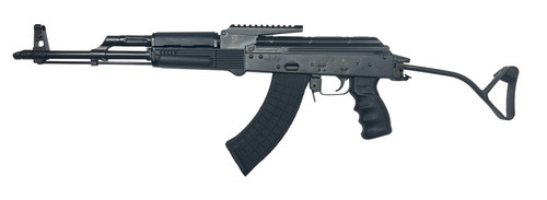 Pioneer Arms Sporter Elite AK-47 Rifle - Black | 7.62x39 | 16" Barrel | 30rd | Polymer Furniture | Side Folding Stock | w/ Built-in Optic Rail