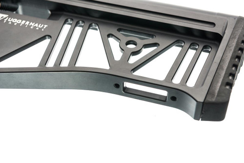 Juggernaut Tactical Silent Stock System - Black | AR15 | Featureless