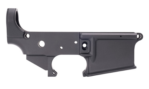 Anderson AM-15 Forged Stripped AR15 Lower Receiver - Black | American Flag Logo
