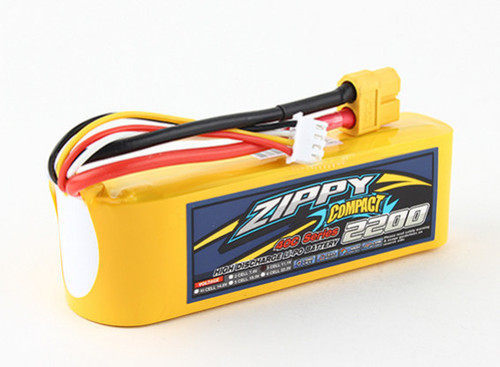 ZIPPY Compact 2200mAh 3s 40c Lipo Pack - For XM42 Series Flamethrowers