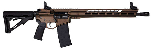 Diamondback Black Gold DB15 AR Rifle - Midnight Bronze | 5.56NATO | 16" Barrel | 15" M-LOK V Rail w/ Texture Pads | Magpul K2 Grip | Magpul CTR Stock | DB Flash Hider | Includes MBUS Sights