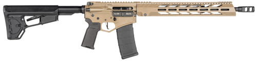 Diamondback Diamond DB15 AR Rifle - FDE | 5.56NATO | 16" Barrel | 15" M-LOK Anti Rotation (S Rail) | Magpul K2 Grip | Magpul ACS-L Stock | DB CNC Muzzle Brake | CMC 3.5 LB Single Stage Trigger