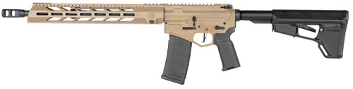 Diamondback Diamond DB15 AR Rifle - FDE | 5.56NATO | 16" Barrel | 15" M-LOK Anti Rotation (S Rail) | Magpul K2 Grip | Magpul ACS-L Stock | DB CNC Muzzle Brake | CMC 3.5 LB Single Stage Trigger