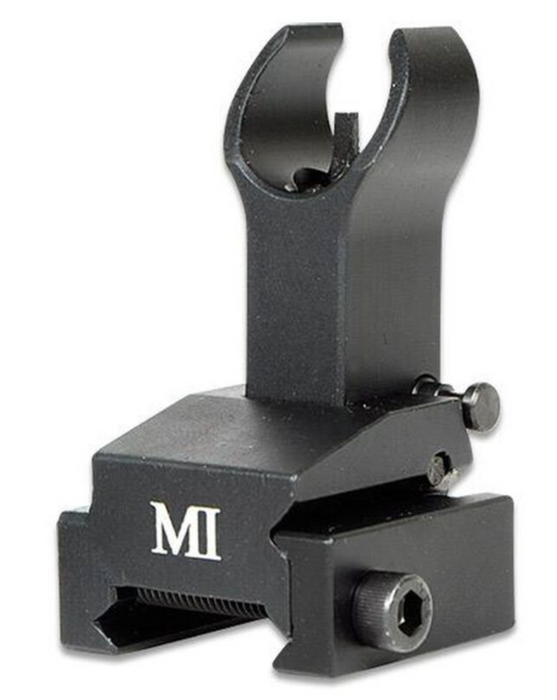 Midwest Industries Flip Up Front Sight - Black | Gas Block Height
