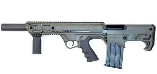 Black Aces Pro Series Left Hand Bullpup Semi-Auto Shotgun - OD Green | 12ga | 18.5" Barrel | Barrel Shroud