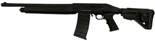 Black Aces Tactical Pro Series M Semi-Auto Shotgun - Black | 12ga | 18.5" Barrel | Adjustable Tactical Buttstock & Pistol Grip