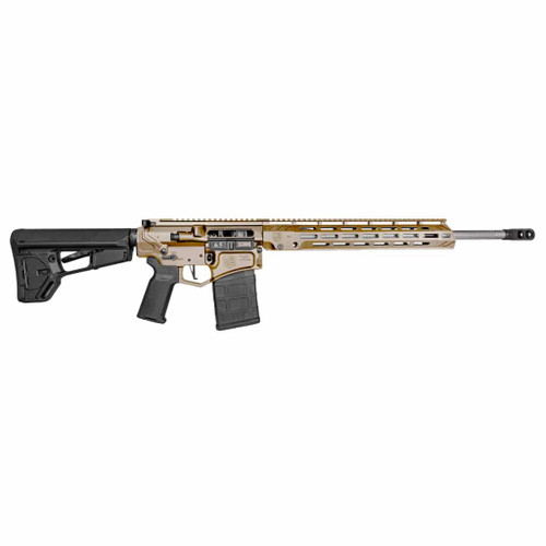 Diamondback DB10 AR Rifle - FDE | 6.5 Creedmoor | 20" Barrel | 15" M-LOK Anti Rotation S Rail | MOE Stock | DB CNC Muzzle Brake