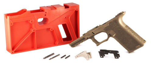 Polymer 80 PF940 80% Full Size Pistol Frame Kit V2 - FDE | Compatible with Glock 17/22