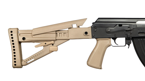 Zastava ZPAPM70 AK-47 Rifle - FDE | 7.62x39 | 16.3" Barrel | Polymer Handguard | Polymer Stock