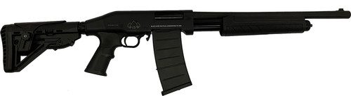 Black Aces Tactical Pro Series M Pump Shotgun - Black | 12ga | 18.5" Barrel | Adjustable Tactical Buttstock & Pistol Grip