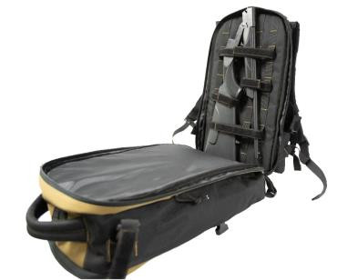 ATI Nomad Shotgun & Rukx Gear Survivor Backpack Bundle - Includes 1 ATIG12NMD18 Black 12ga Single Shot Shotgun & 1 Ruxk Gear Survivor Backpack | Tan Backpack