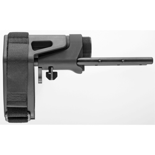 Maxim Defense SCW Pistol Stabilizing Brace - Black | 5-Position Adjustable | Standard Buffer | 4" Collapsed Length