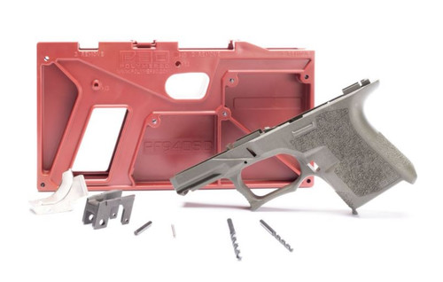 Polymer 80 PF940SC 80% Full Size Pistol Frame Kit - Gray | Compatible with Glock 26/27