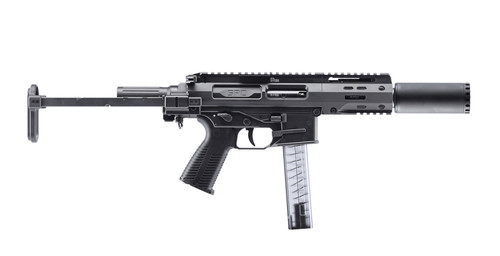 B&T SPC9 PDW SBR SD - Black | 9mm | Integrally Suppressed Barrel 4.5" RBS Suppressor | 30rd | Telescopic Stock