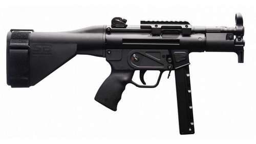 SB Tactical SB5K Pistol Stabilizing Brace - Black | HK Pistol Compatible | Tube Included | MP5K Adapter