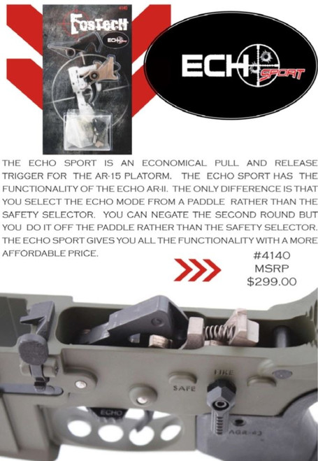 Fostech Echo Sport Trigger For AR-15