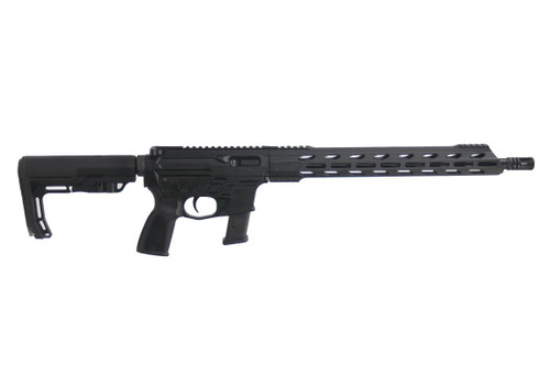 Live Free Armory LF9 CHALLENGER Billet AR-9 Rifle - Black | 9mm | 16" Barrel | LFA Lightweight 15” M-Lok Free Float | Battle Link Minimalist Stock