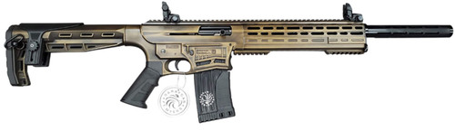 Garaysar Fear-116 Semi-Auto Shotgun - Battle Worn Bronze | 12ga | 20" Barrel