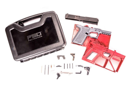 Polymer 80 PF940C Complete 80% Frame Kit With Assembled Slide & Case - Gray | 15rd
