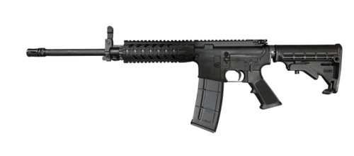R Guns TRR15 Forged AR15 Rifle - Black | 5.56NATO | 16" Barrel | 7" Quad Rail | YHM A2 Flash Hider