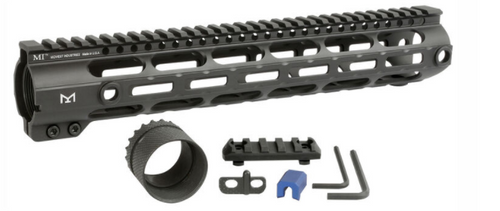 Midwest Industries 308 Combat Rail AR-15 Aluminum Handguard - Low Profile Black | 12.625" | M-LOK