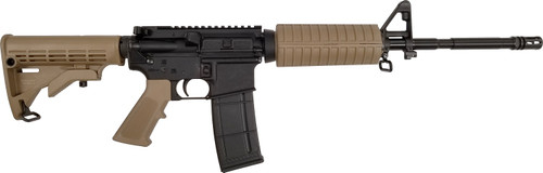 R Guns TRR15 Forged M4 AR15 Rifle - FDE | 5.56NATO | 16" Govt. Profile Barrel | A2 Handguard & Grip | A2 Front Sight & Flash Hider