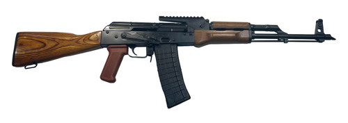 Pioneer Arms Forged Trunnion Sporter Elite AK-47 Rifle - Black | 5.56 NATO | 16" Barrel | 30rd | Laminated Wood Furniture | w/ Built-in Optic Rail