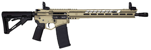 Diamondback Black Gold DB15 AR Rifle - FDE | 5.56NATO | 16" Barrel | 15" M-LOK V Rail w/ Texture Pads | Magpul K2 Grip | Magpul CTR Stock | DB Flash Hider | Includes MBUS Sights