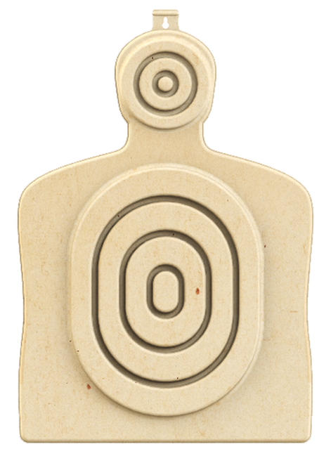 Birchwood Casey 3DTGTBTT Torso Target  31.25" H x 21.25" W x 1" D 3D Bullseye Tan 3 Per Pack
