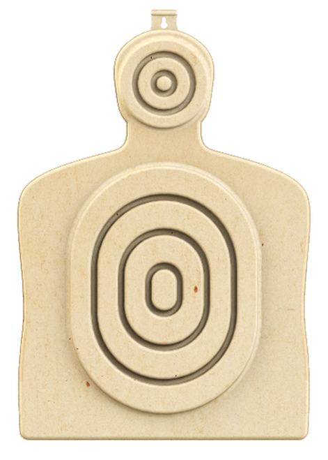 Birchwood Casey 3DTGTBTT Torso Target  31.25" H x 21.25" W x 1" D 3D Bullseye Tan 3 Per Pack