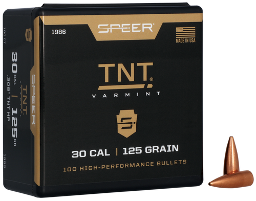 Speer 1986 TNT  30Cal 125gr Jacketed Hollow Point 100 Per Box/5 Case