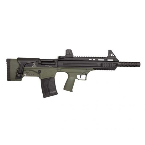 ATI Bulldog Bullpup Semi-Auto Shotgun - OD Green | 12ga | 18.5" Barrel | Ported Barrel Shroud