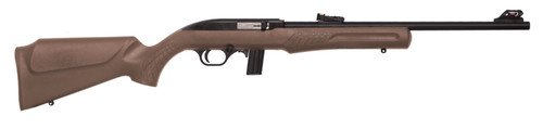 Rossi Semi-Auto Rimfire Rifle - Brown | .22 LR | 18" Barrel | 10 rd | Polymer Stock