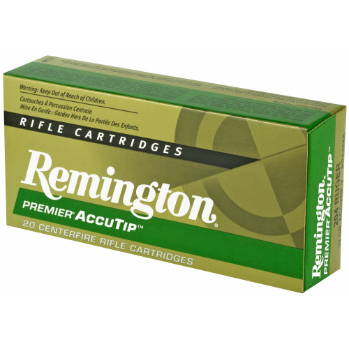 Remington Premier Accutip-V 204 Ruger 32gr AccuTip-V Ammo - 20 Rounds