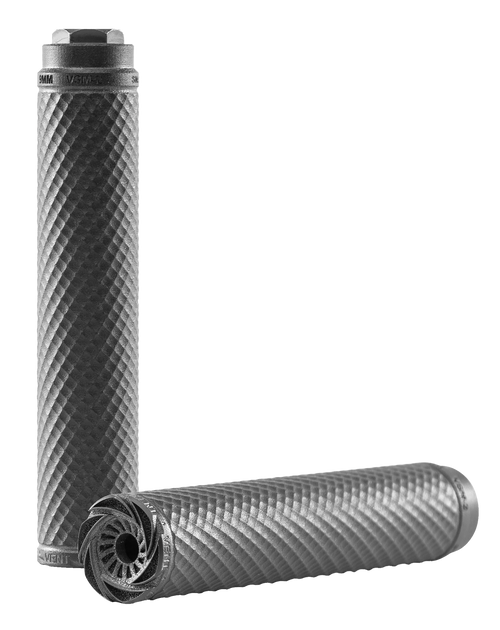 PTR V13080101 Vent 1 30 Cal (7.62mm), 8.74" L Black 3D Printed Titanium, Includes 5/8"-24 Direct Thread Mount