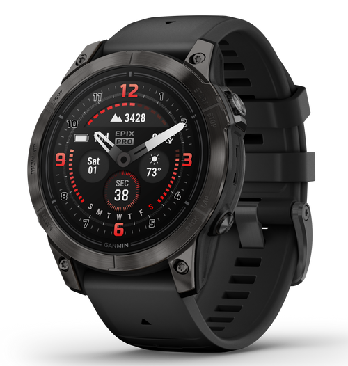 Garmin 0100280310 epix Pro Gen 2 Sapphire Edition GPS/Smart Features 32GB Memory, Black, Band Size 47mm, Compatible w/ iPhone/Android
