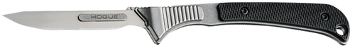 Hogue 35876 Expel  2.050" Fixed High Carbon Steel Blade, Black G10 Scales/SS Handle, Includes 3 #60 & 2 #70 blades.