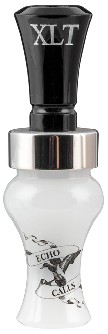 Echo Calls 79005 XLT  Single Reed Mallard Hen Sounds Attracts Ducks Black/Pearl Acrylic