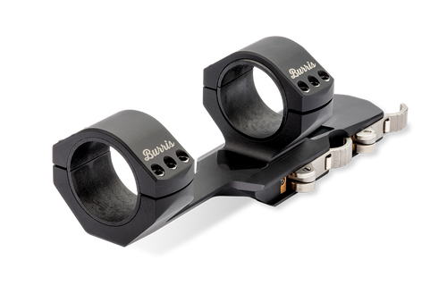Burris 410354 AR Signature P.E.P.R Scope Mount/Ring Combo Quick Detach, Matte Black Steel, 35mm Tube Fits AR-15 Picatinny/Weaver Mount