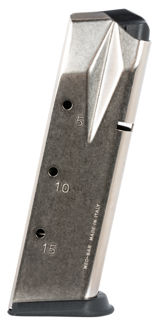Mec-Gar MGP22815N Standard  15rd Extended 9mm Luger Fits Sig P228 Nickel Carbon Steel