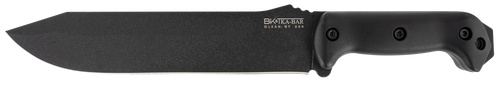 Ka-Bar BK9 Becker Combat Bowie 9.25" Fixed Clip Point Plain Black 1095 Cro-Van Blade, Black Ultramid Handle, Includes Sheath