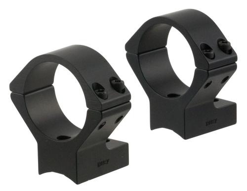 Talley 740725 Scope Mount/Ring Combo  Black Anodized 30mm Tube Savage Round Receiver with AccuTrigger (110 Series/A17/A22) Medium Rings