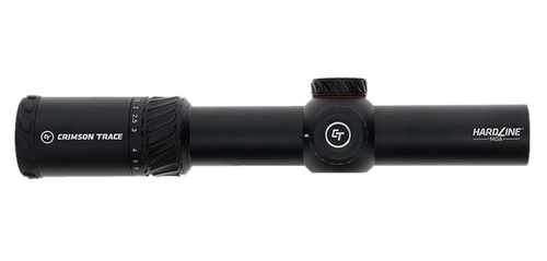 Crimson Trace 013002299 Hardline  Black Anodized 1-6x 24mm 34mm Tube Illuminated CT TR1-MIL Reticle