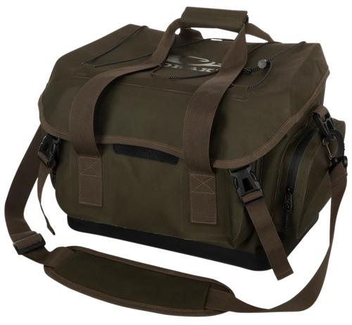 Drake Waterfowl DA4300GTB2 HND Blind Bag  Medium Green Timber Interior Storage Pockets, 3 Large Exterior Pockets, Carry Handles/Adj. Strap