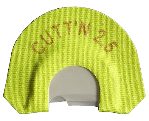 HS Strut 05904 Cuttn 2.5  Diaphragm Call Double Reed Attracts Turkeys Yellow