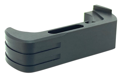 Cross Armory CRG5MCBK Mag Catch  Extended Compatible w/Glock Gen4-5 Black Anodized Aluminum