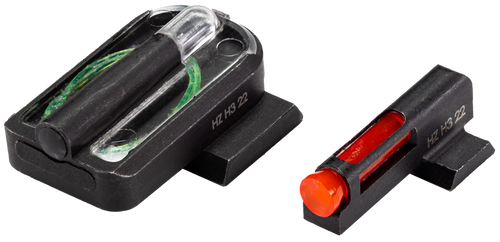 HiViz SFHFD21 FastDot  H3  Red/Fiber Optic Green Tritium Black Frame Fits Springfield Hellcat Pro