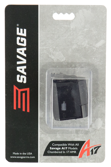 Savage Arms 90022 A17/B17  10rd Rotary 17 HMR Black Polymer